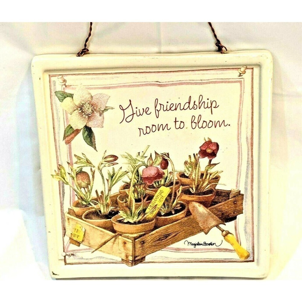 Marjolein Bastin Wall Plaque Tile 6" Wired